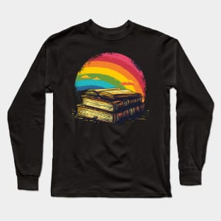 Retro 80s Reading Rainbow Tee LeVar Burton Homage T-Shirt Long Sleeve T-Shirt